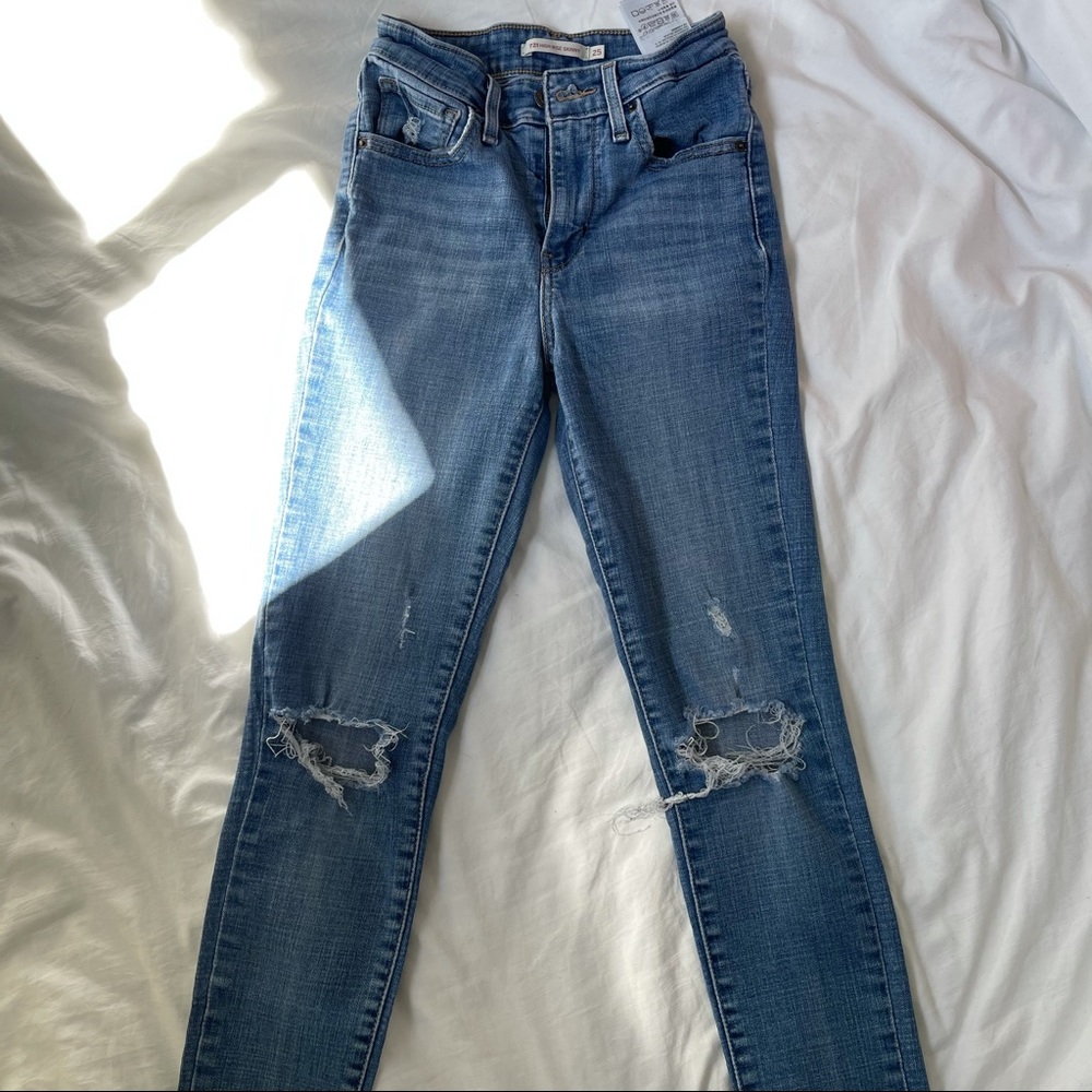 Levis 751 High Rise Skinny Size 25 - Picture 1 of 5